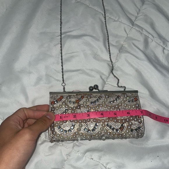 Sparkling purse✨beaded clutch evening bag party bag bedazzled bag - Picture 11 of 13
